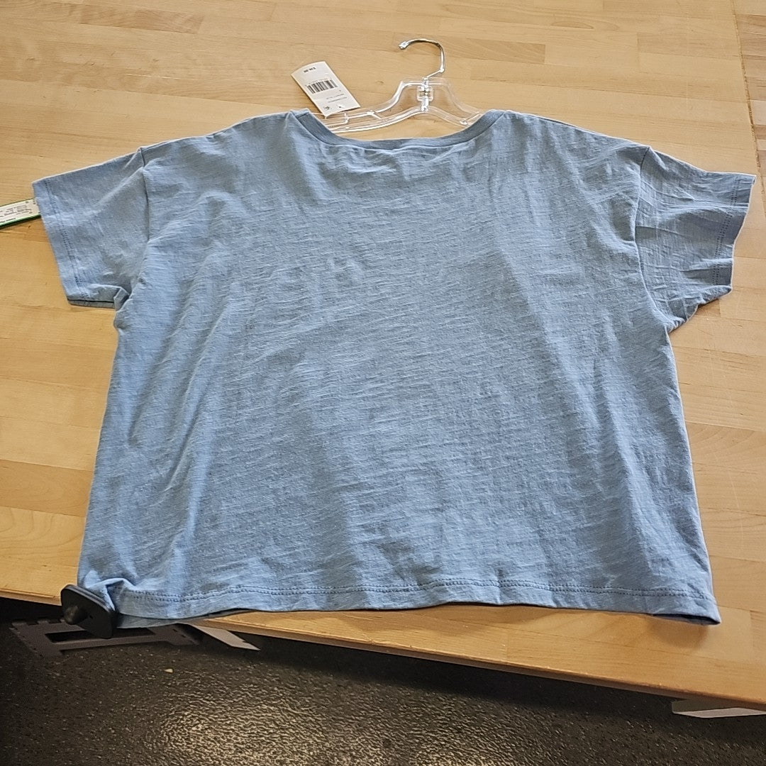 Roxy Women's Infinity Blue Beach Graphic Tee Small 100% Cotton New with Tag's