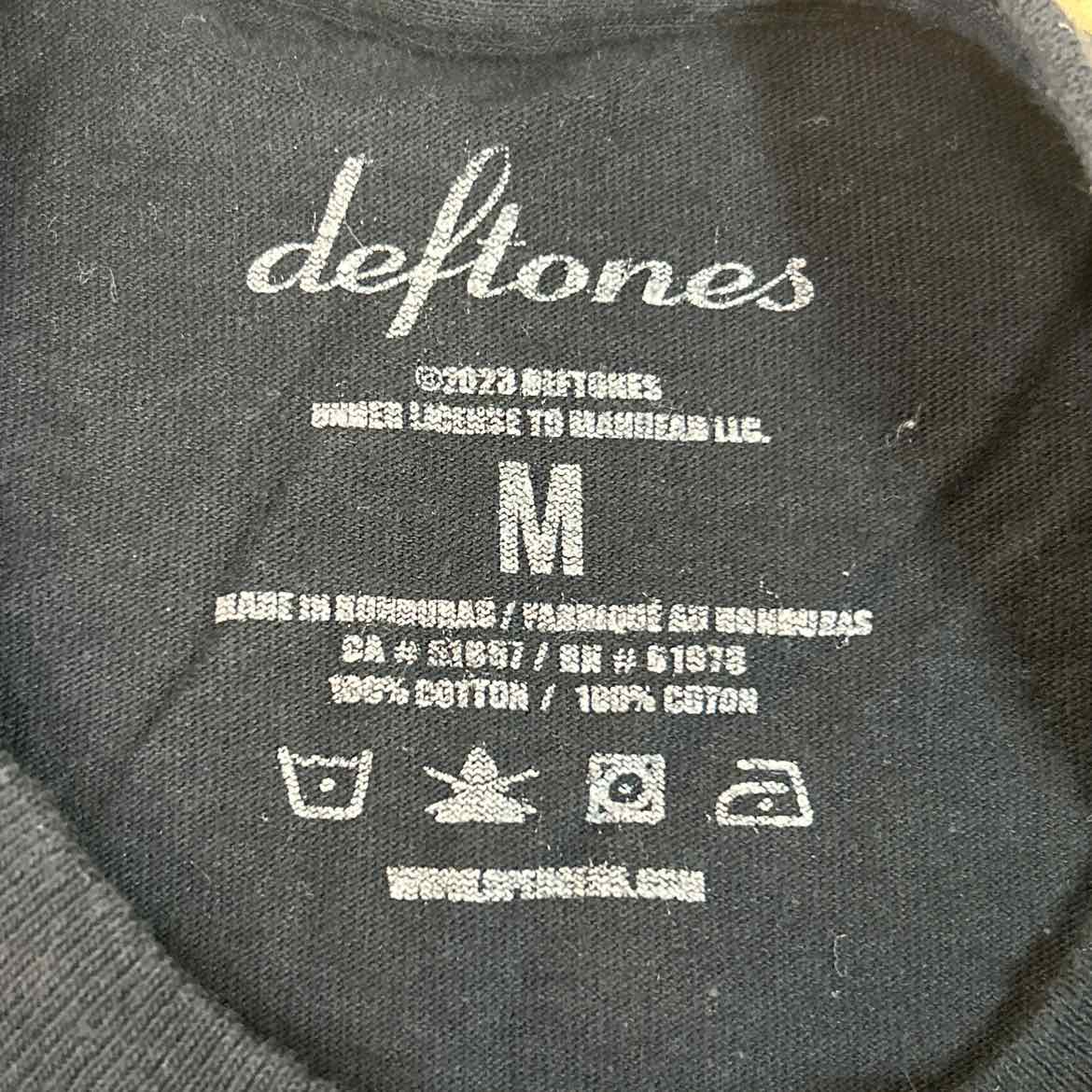 Deftones Size M Black Preloved MENS T-shirt