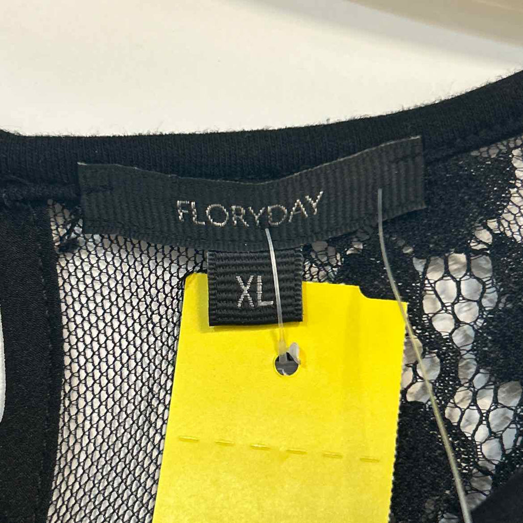 Floryday Size XL Black Lace Preloved Dress