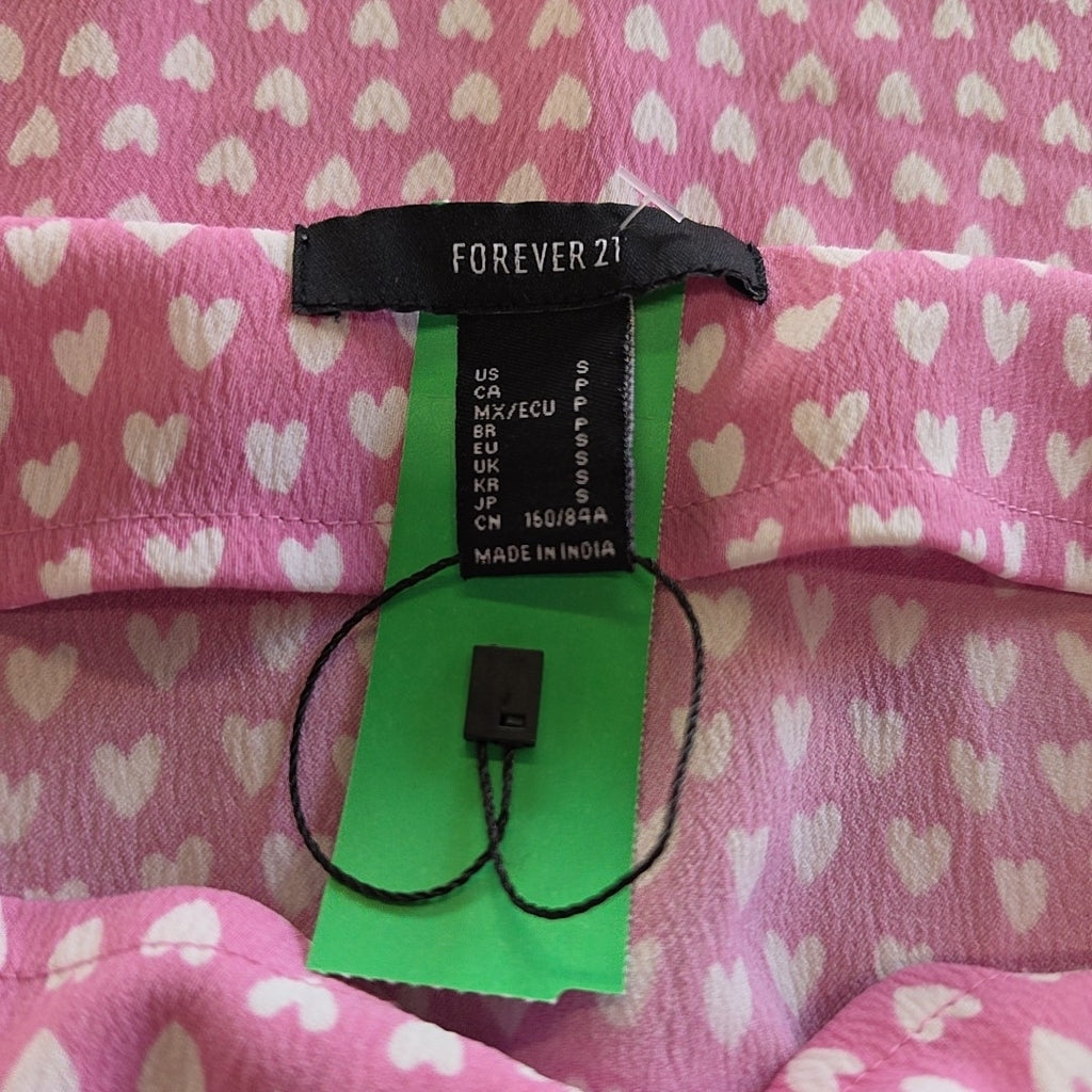 Forever 21 Size S White Pink Preloved Skirt