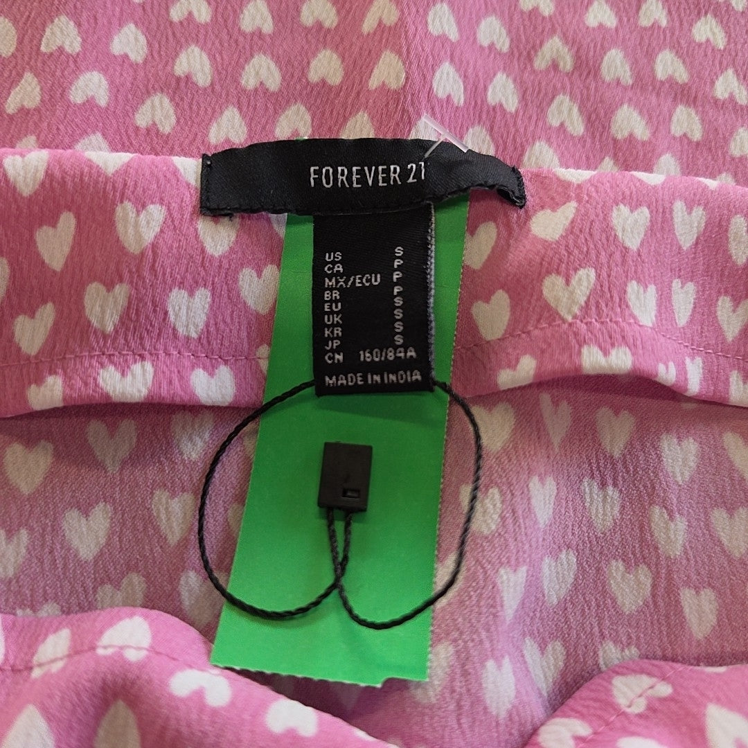 Forever 21 Size S White Pink Preloved Skirt