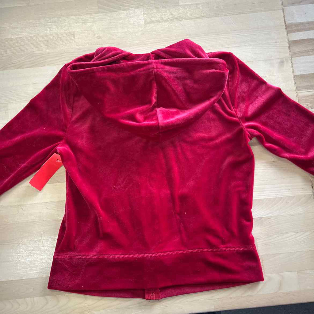 Juicy Couture Size S Red Velvet Preloved Jacket