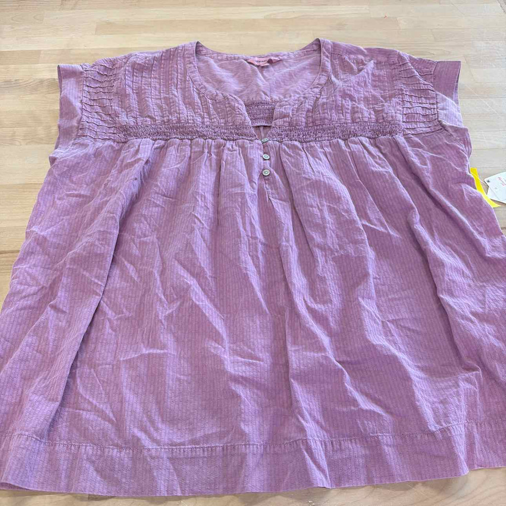 Lucky Brand Size XXL Pink Blouse