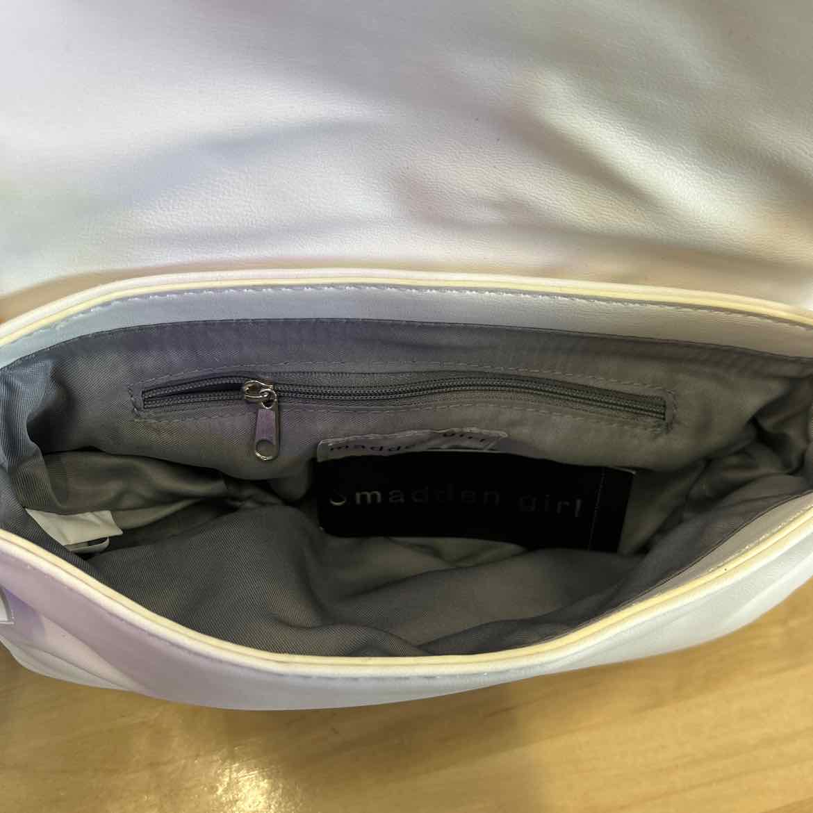 Madden Girl White Handbag