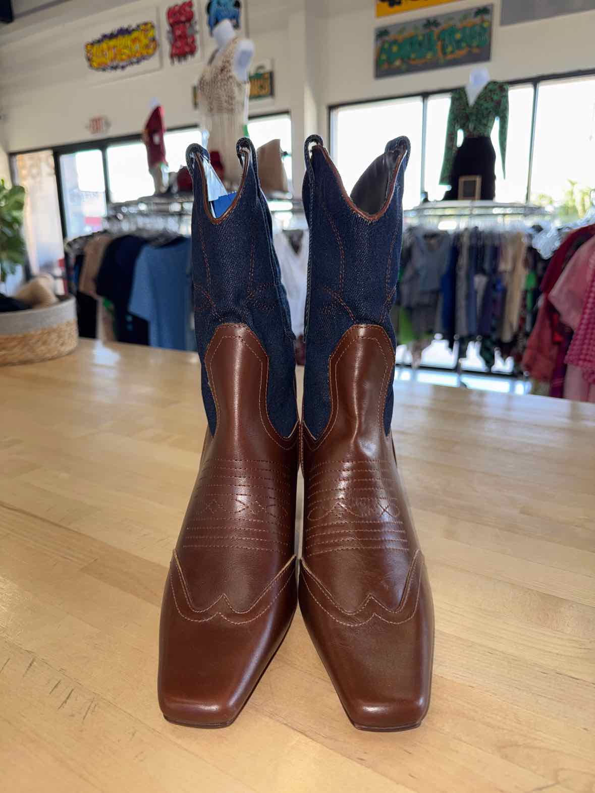 Steve Madden Size 10 Denim New Boots