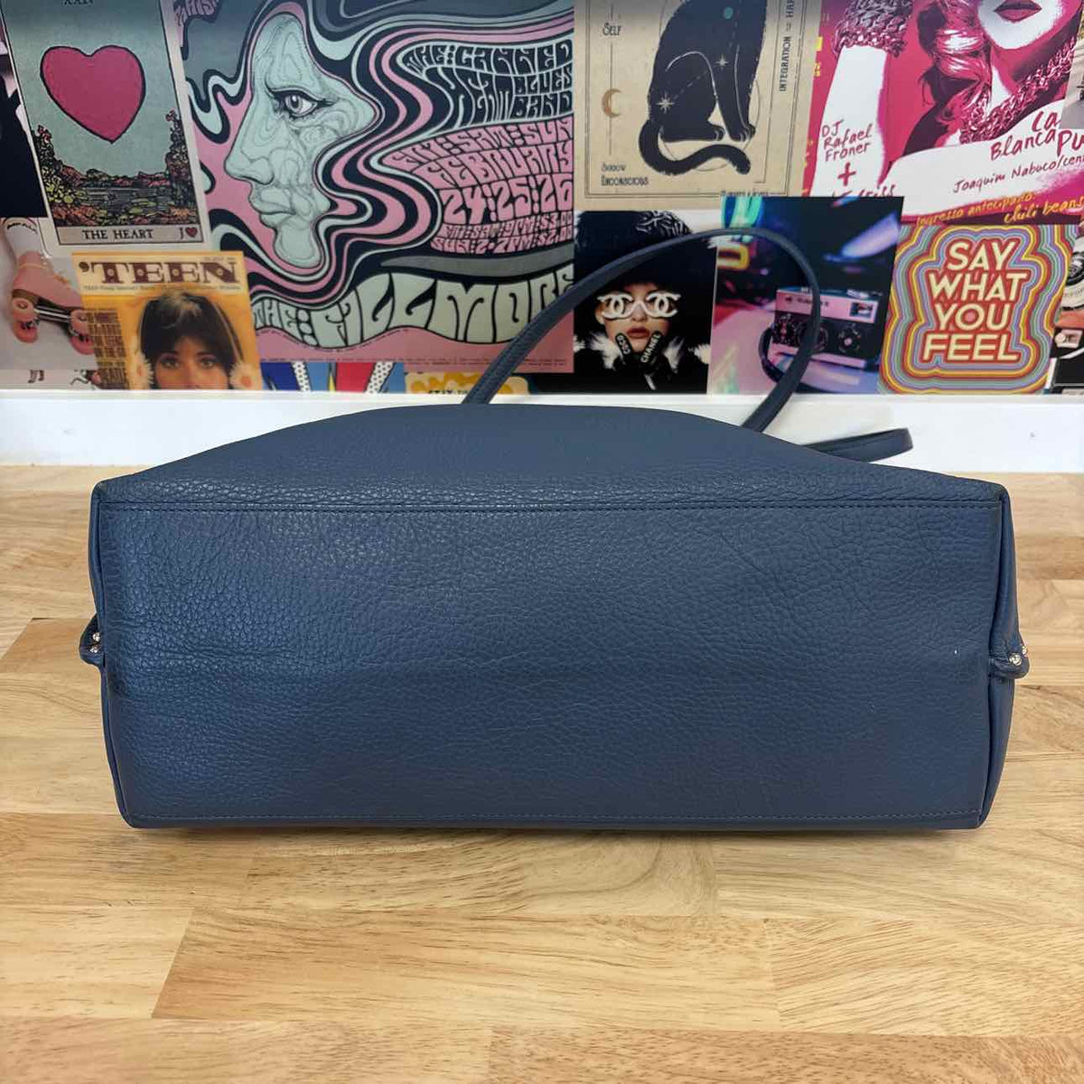 Kate Spade Blue Leather Totes