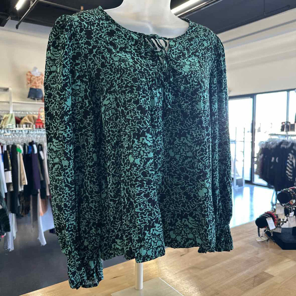 Melrose Size S Green Long Sleeve