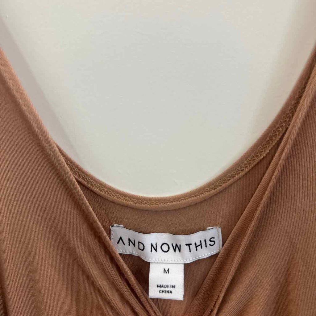 AND NOW THIS Size M Beige Dress