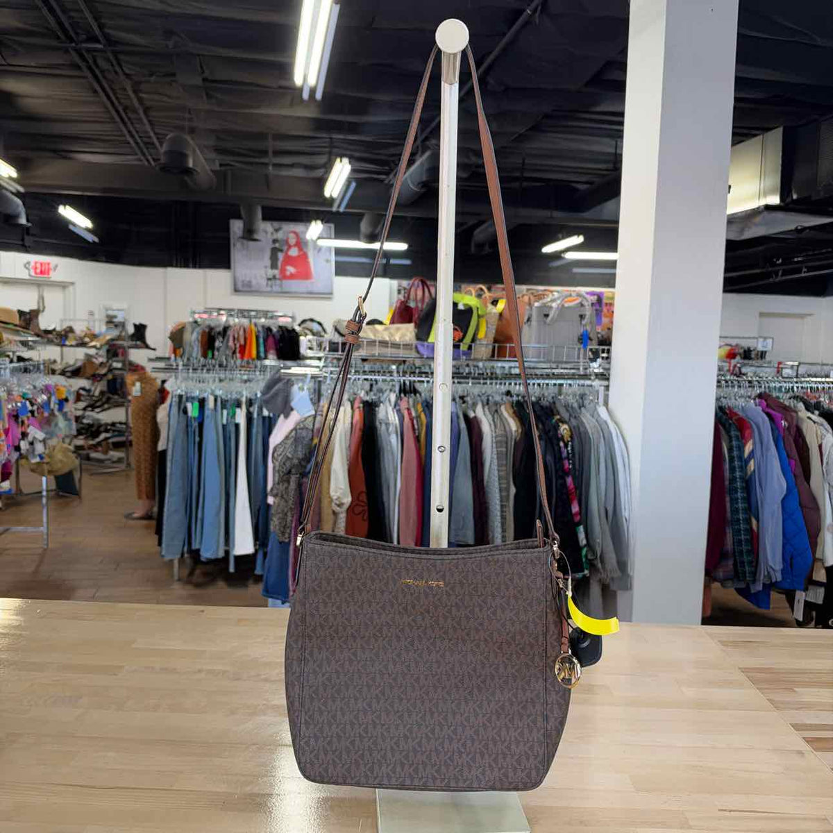 Michael Kors Brown Leather Crossbody