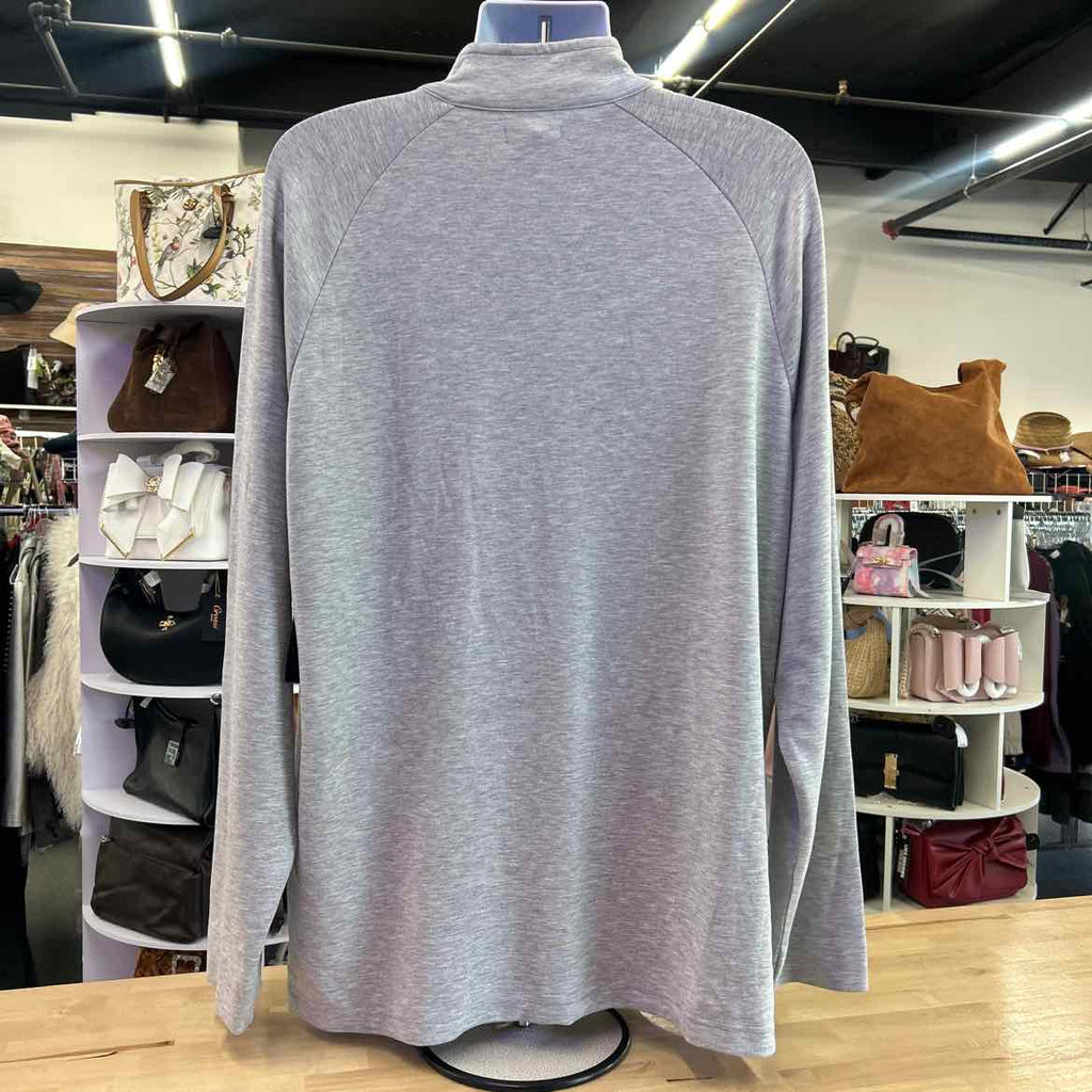 Alfani Men's Alfatech Quarter-Zip Sweatshirt - Casual Grey - XL