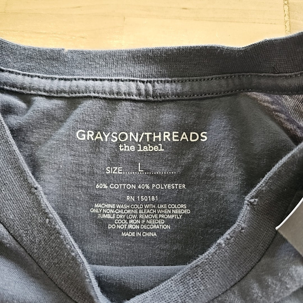 GRAYSON/THREADS Womens Los Angeles Distressed Graphic T-Shirt