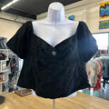 Torrid Size 1 Black Preloved Blouse SS