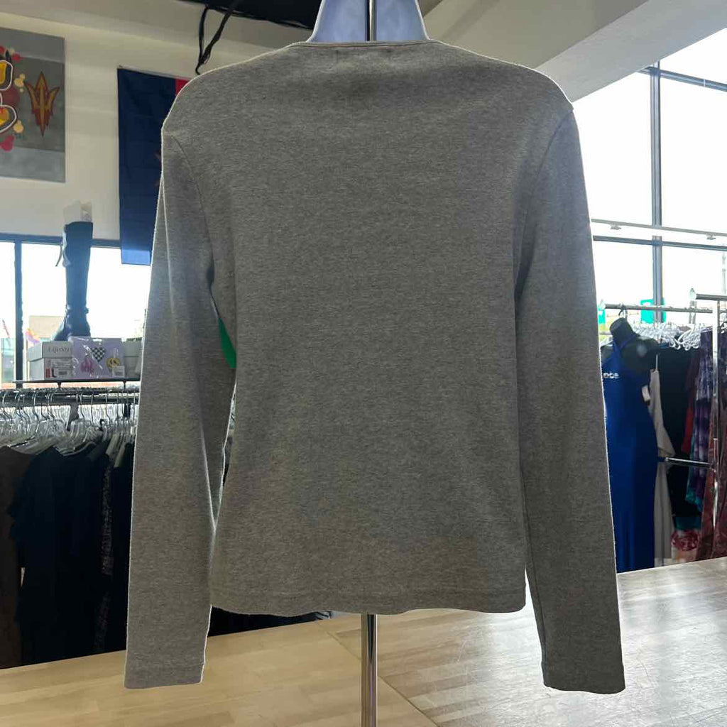 Ralph Lauren Size S Gray Cotton Preloved Longsleeve