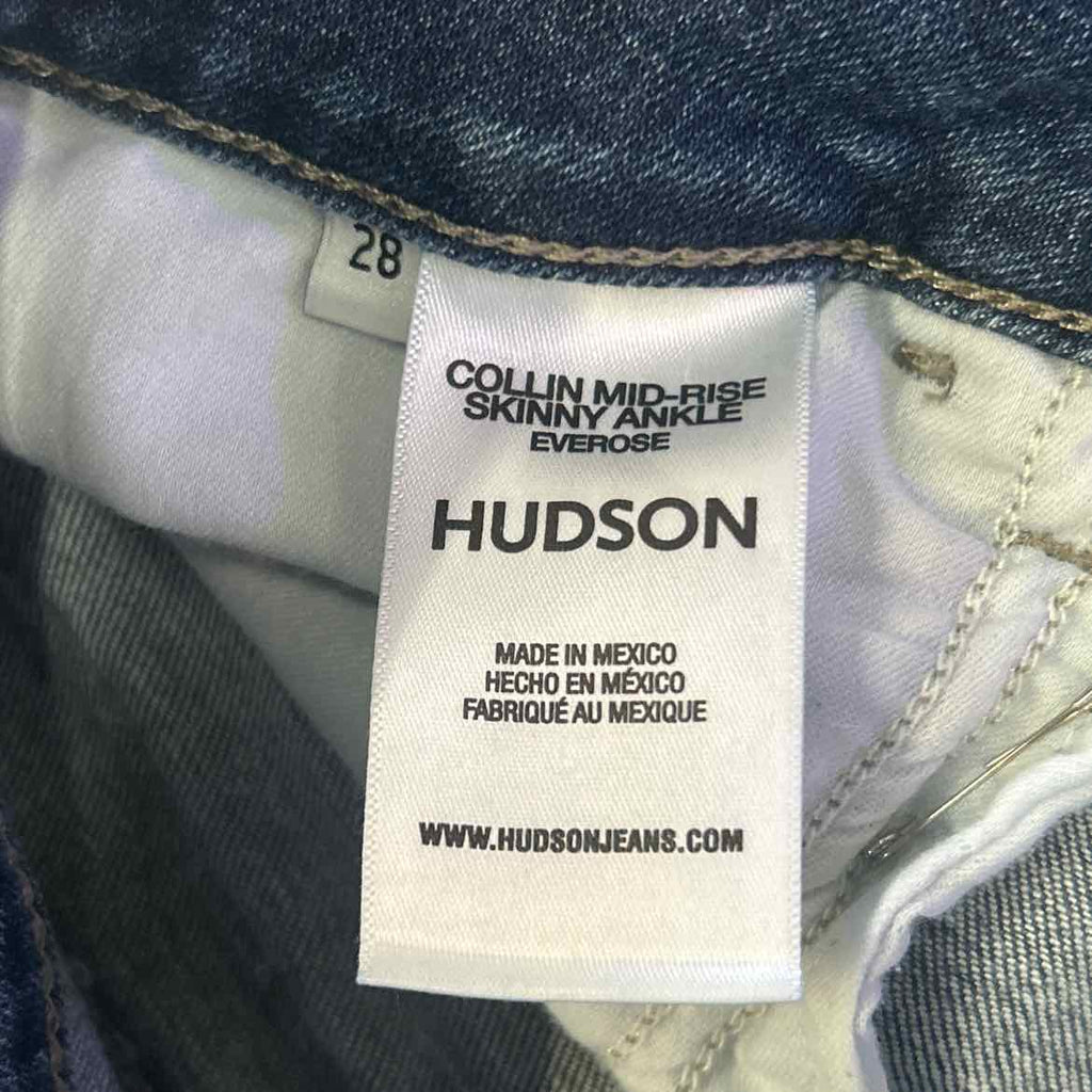 Hudson Size 28 Blue Denim Preloved Jeans