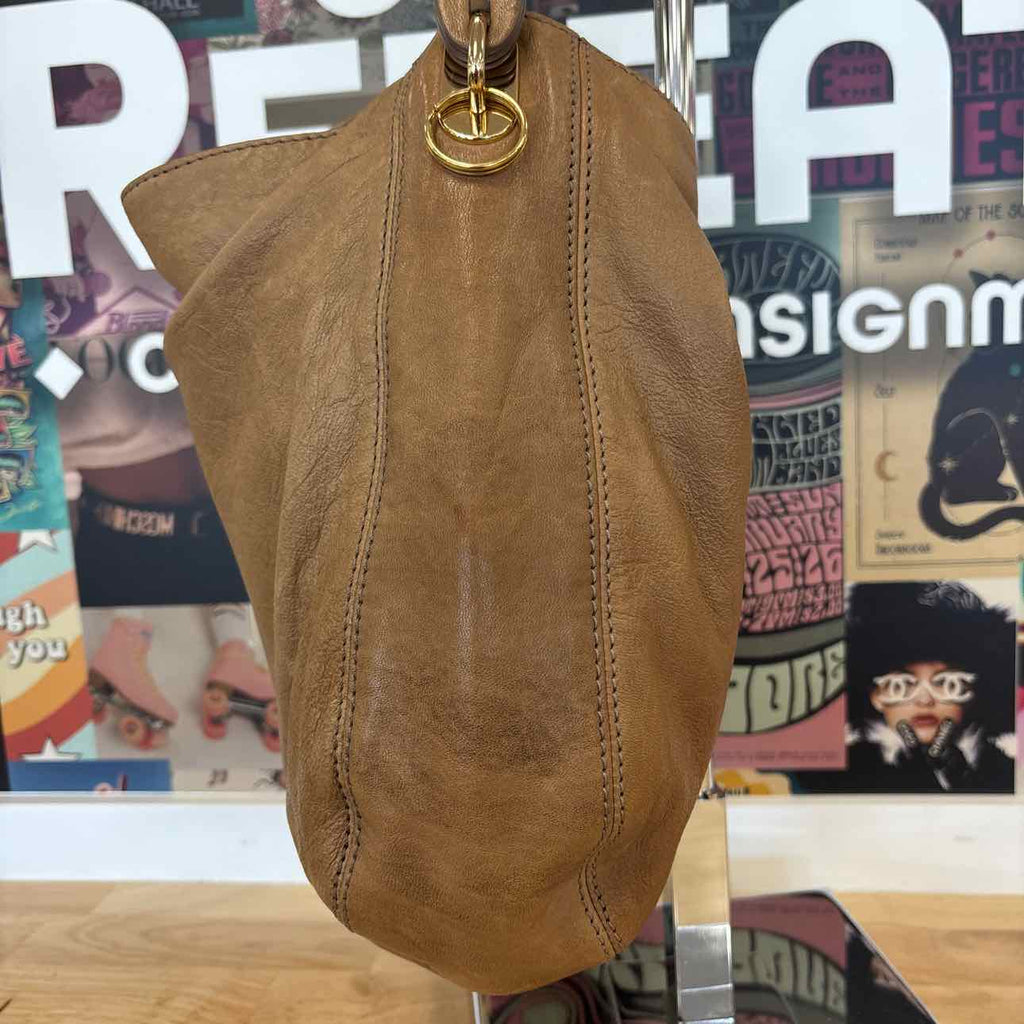 Michael Kors Tan Leather Preloved Handbag