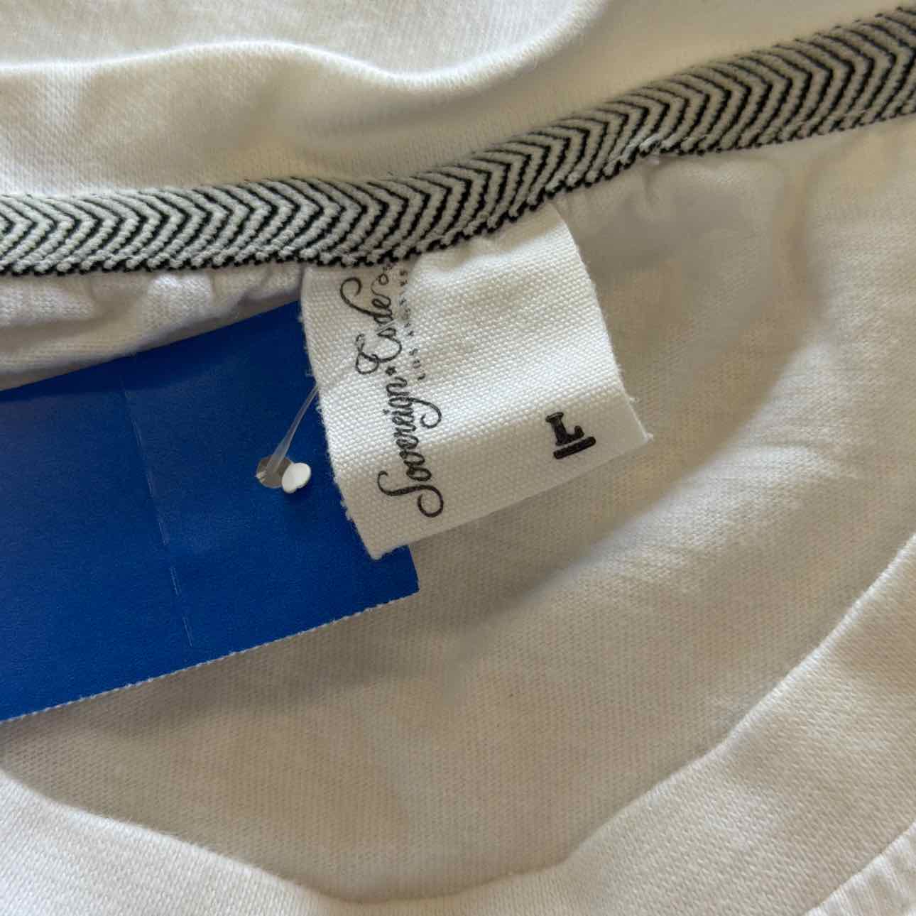 Sovereign Code Size L White Preloved MENS T-shirt