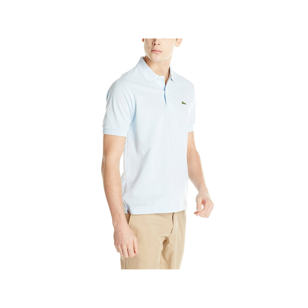 Lacoste Size S Original Cotton Pique Polo Light Blue