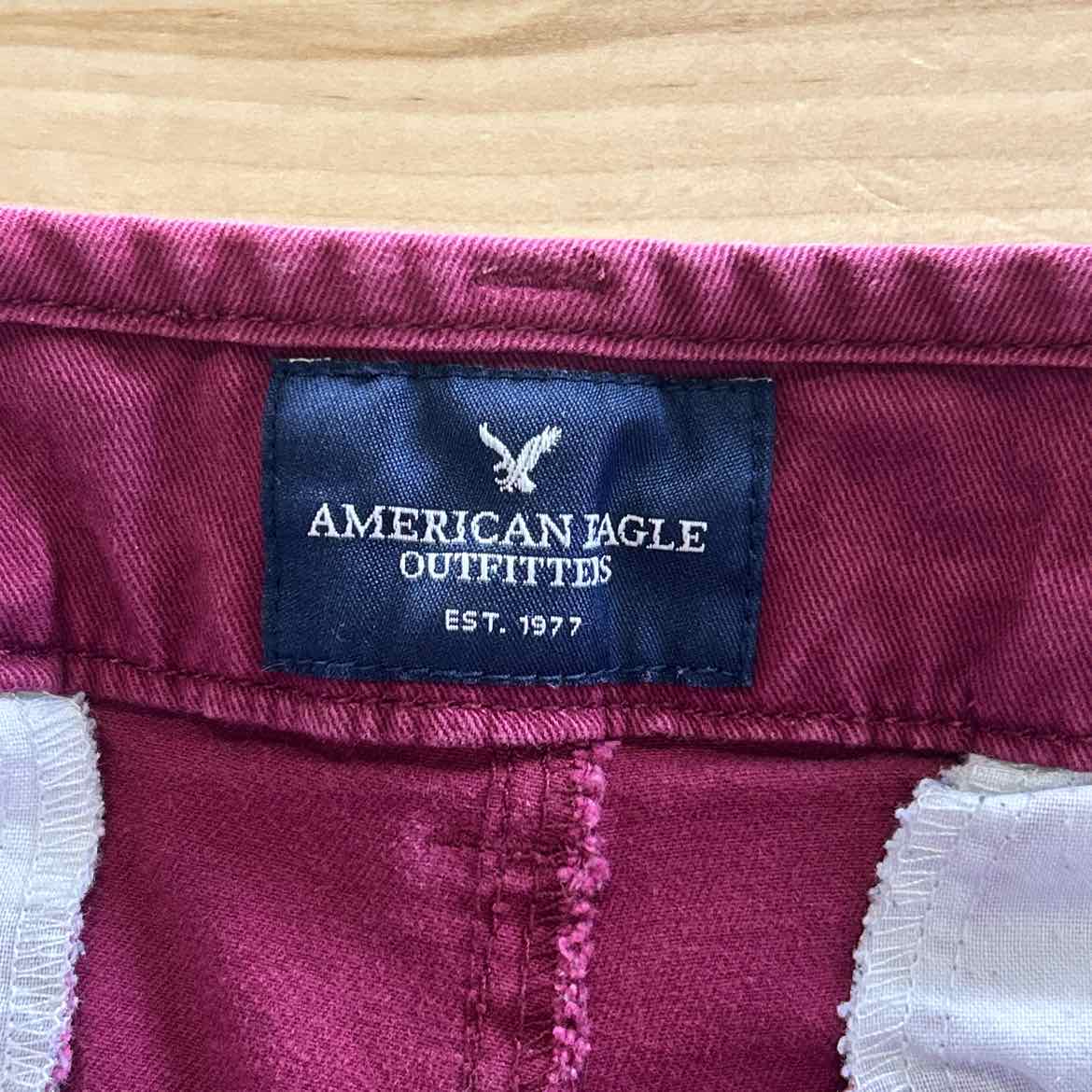 American Eagle Women Size 8 Wine Preloved Shorts