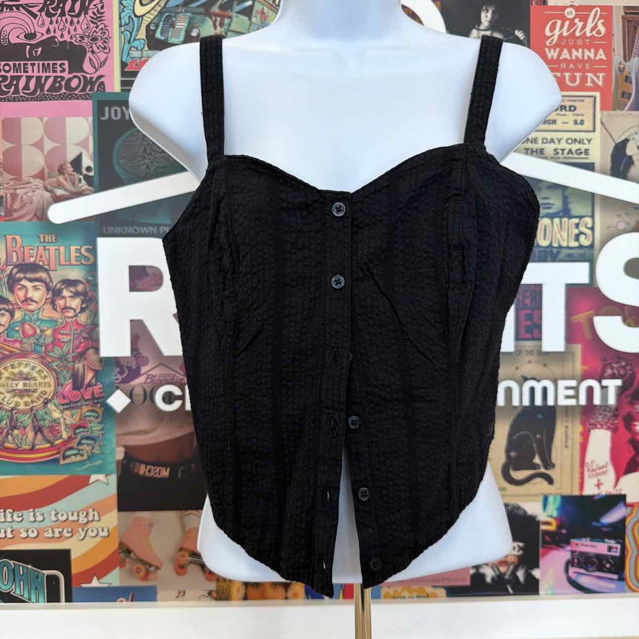 Levi's Size S Black Levi's Adore Bustier Top