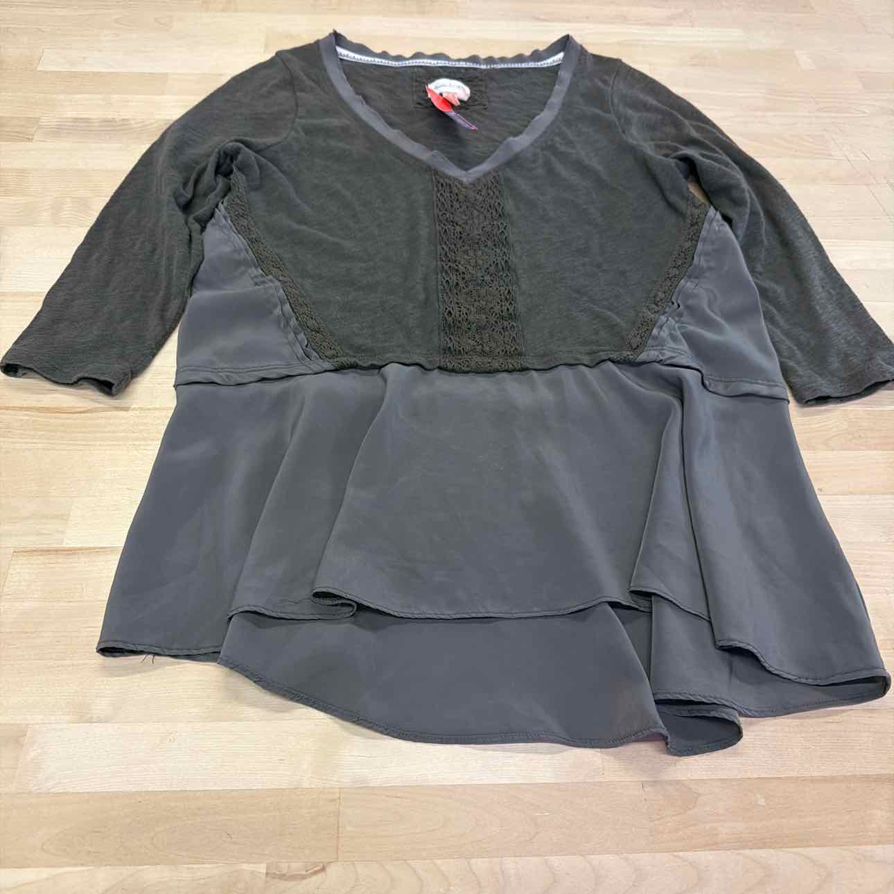 Meadow Rue Size M Green Preloved Long Sleeve