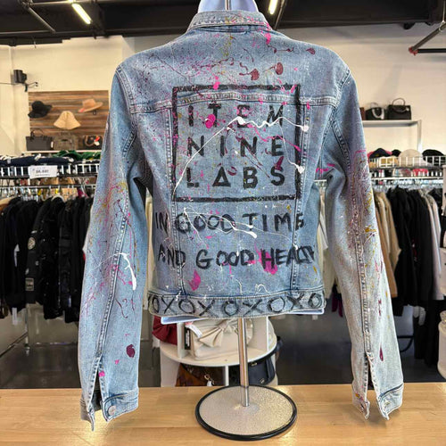 & Denim Size 6 Denim Preloved Jacket