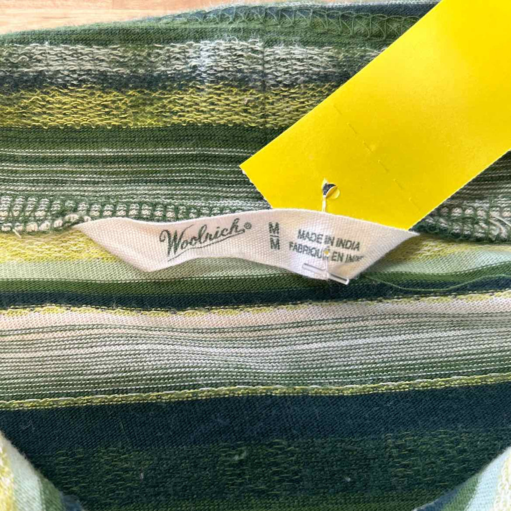 Woolrich Size M Yellow Green Preloved Turtleneck