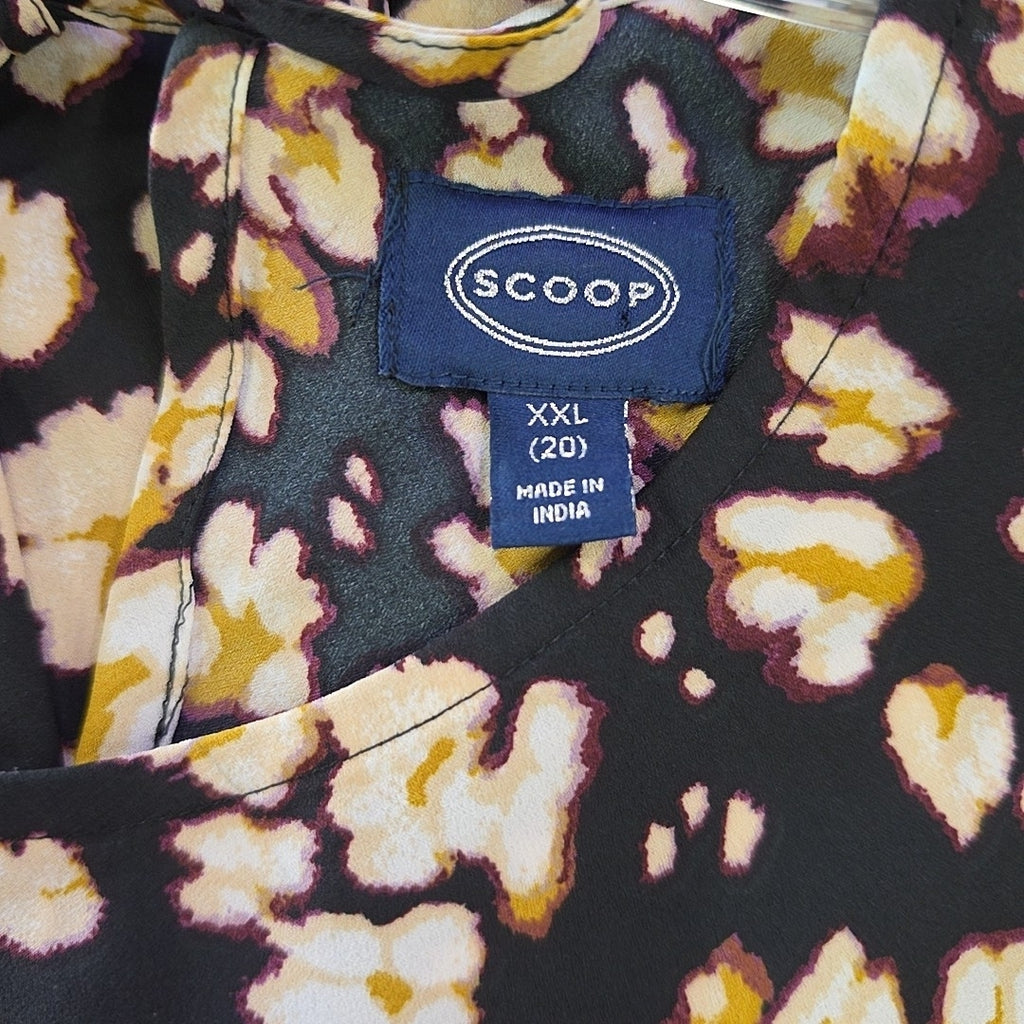 Scoop Size XXL Black Preloved Dress