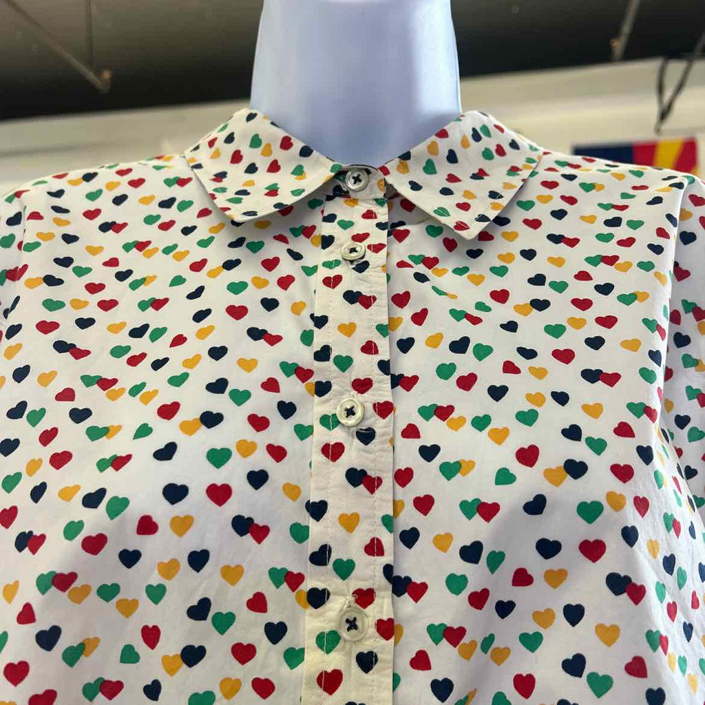 Talbots Size XLP White Preloved Button Down LS