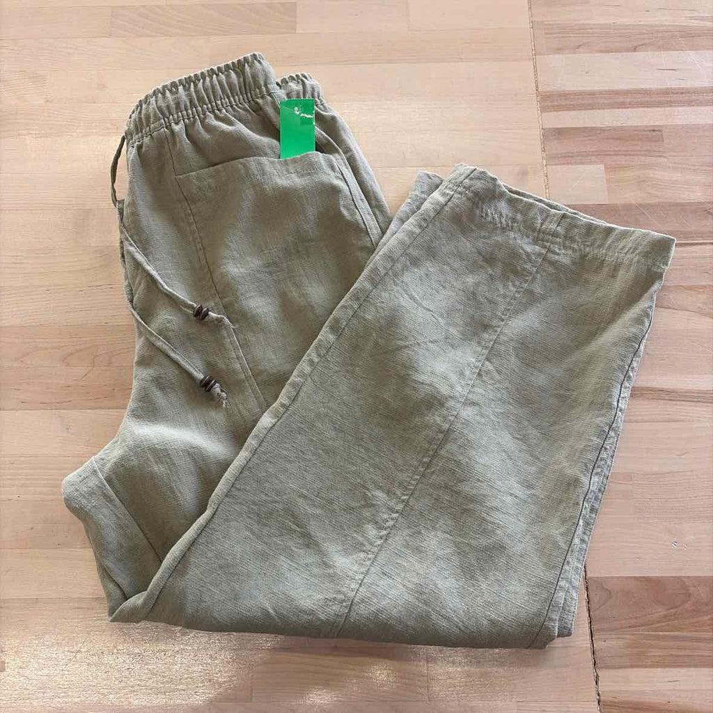 zara Size XS Green viscose Preloved Pants