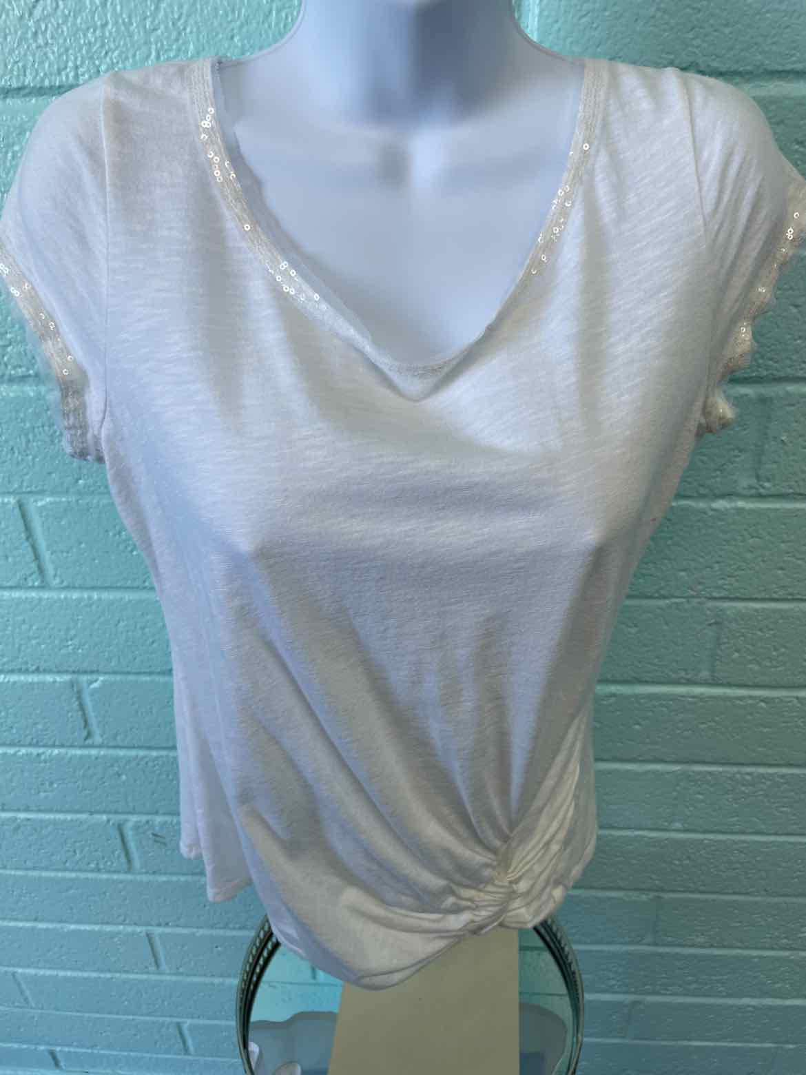 White House Black Market Size S White Knit Top