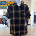 Cal Top Size L Brown Preloved MENS Button Down Shirt