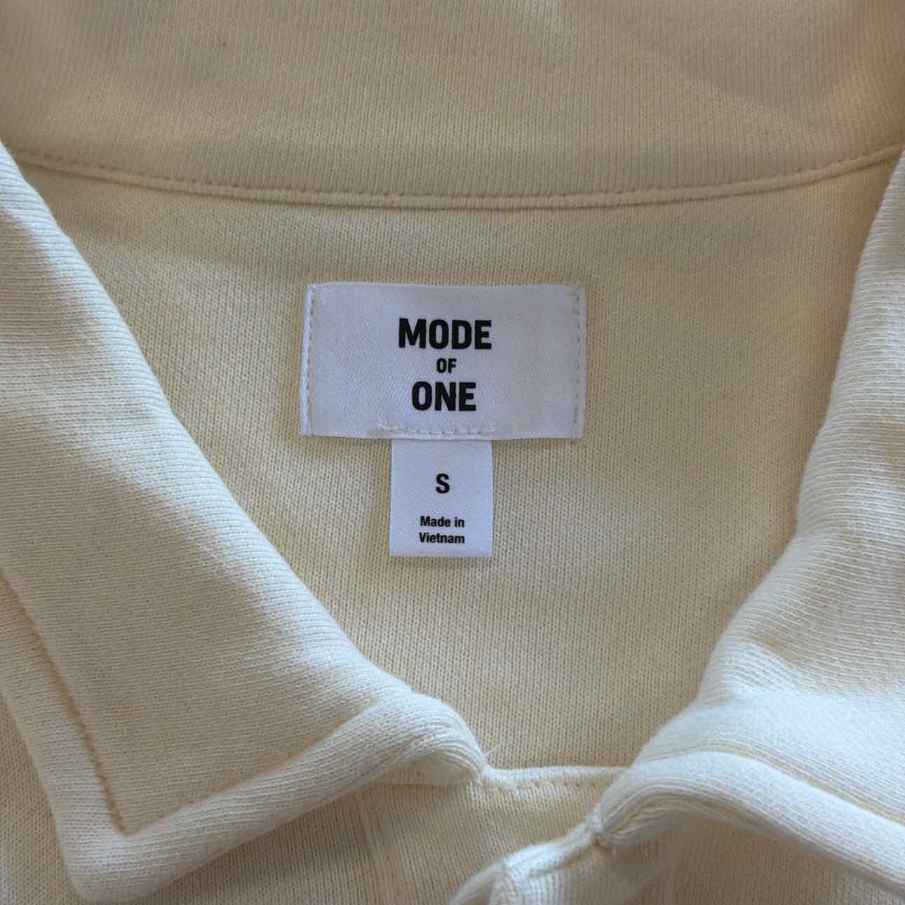 Mode Of One Size S Cream New MENS Polo