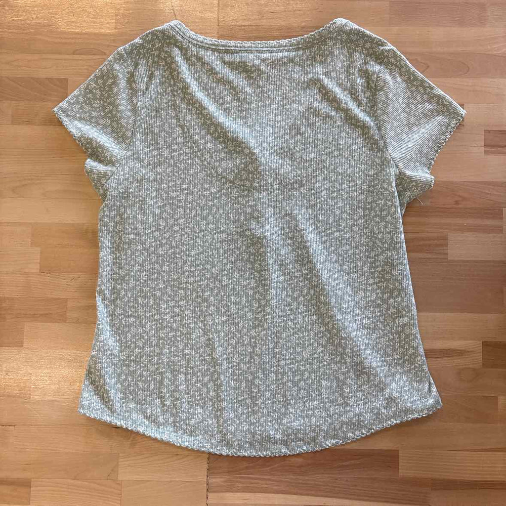 Laura Ashley Size XL Green Blouse