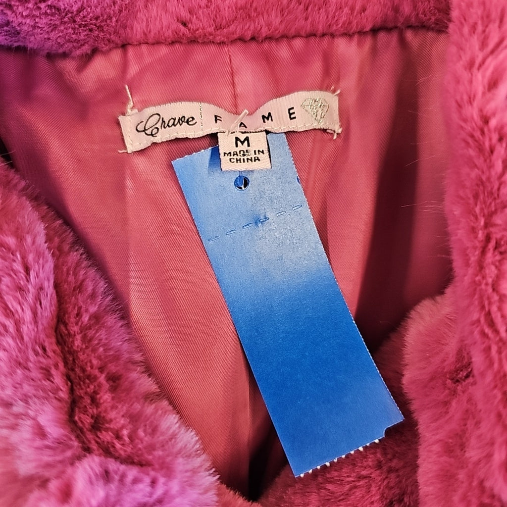 Fame Size M Purple Sweater