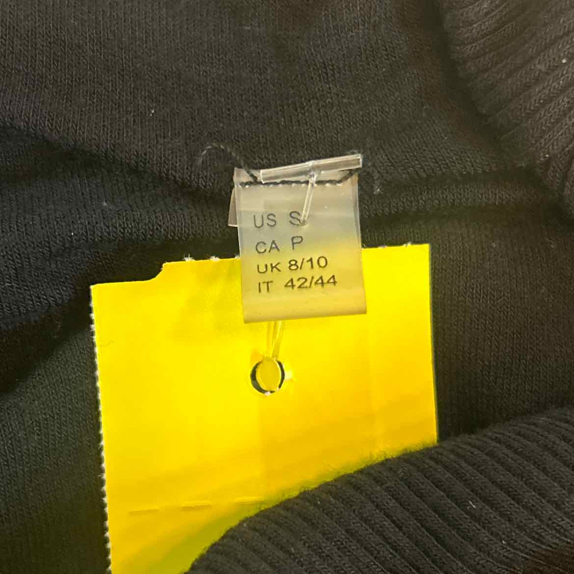 Tahari Size S Black Ribbed Preloved Sleeveless