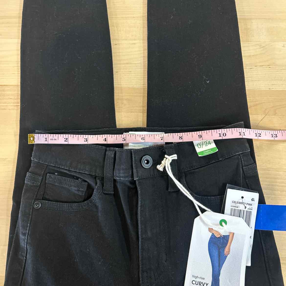 RE Generation Size 0 Curvy 27in. Hi Rise Denim Jeans