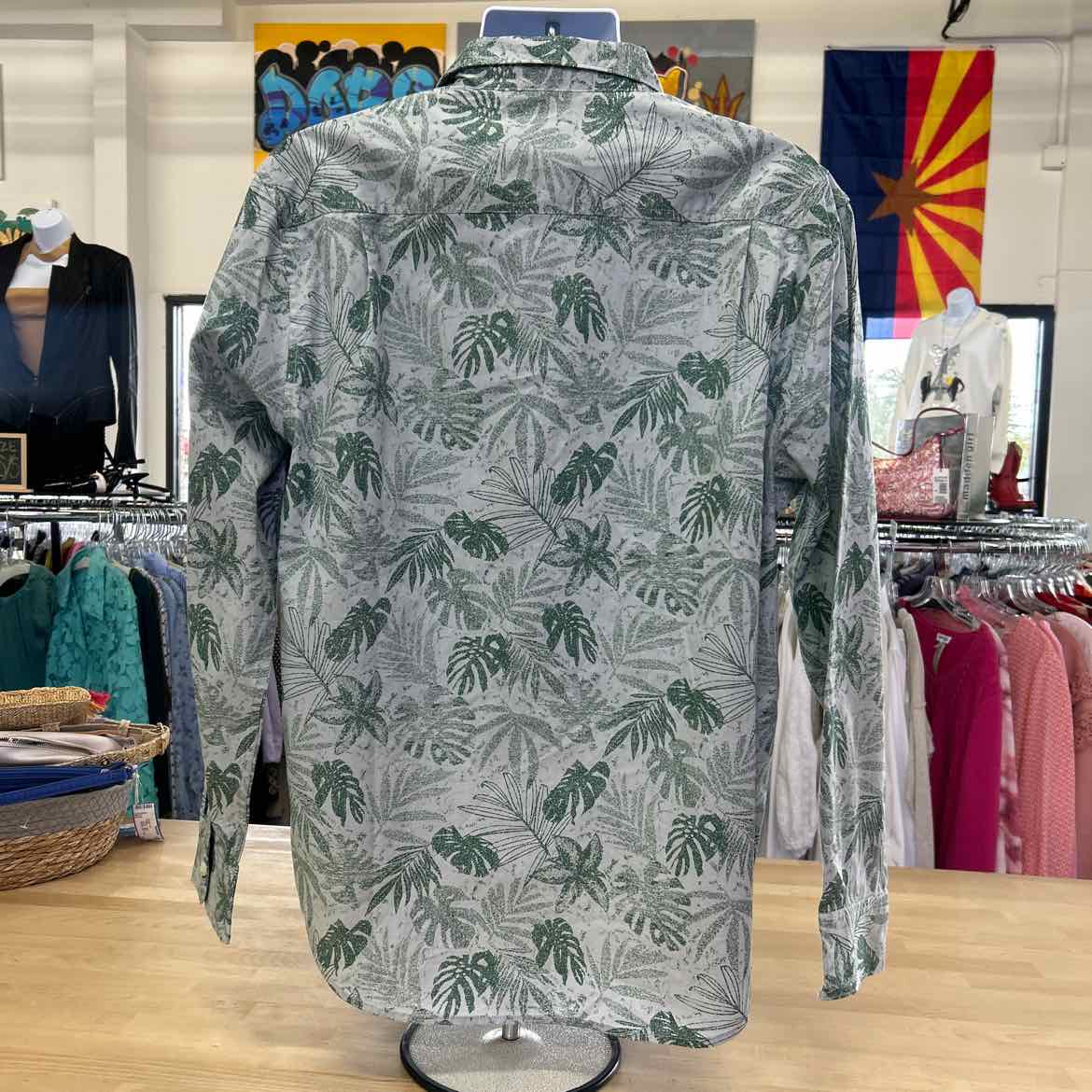 Tommy Bahama Men's Digital Palms Regular-Fit Printed Button-Down Shirt
