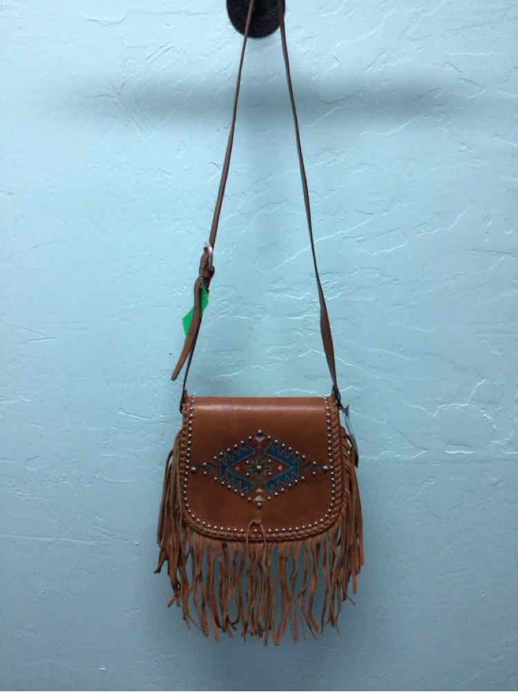 American West Beige Handbag
