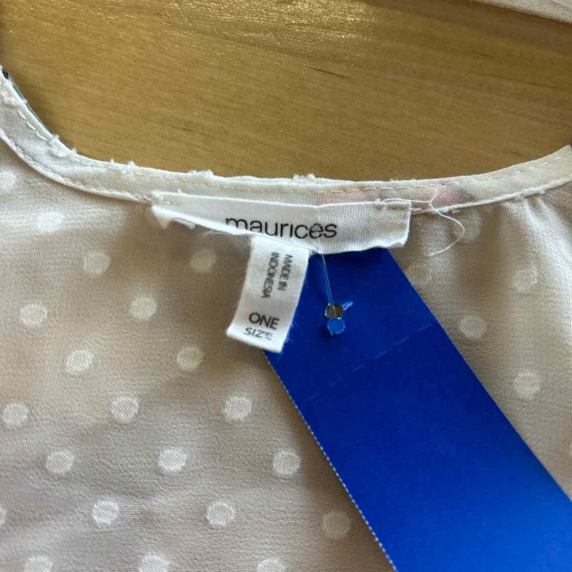 Maurices Size OS White Duster