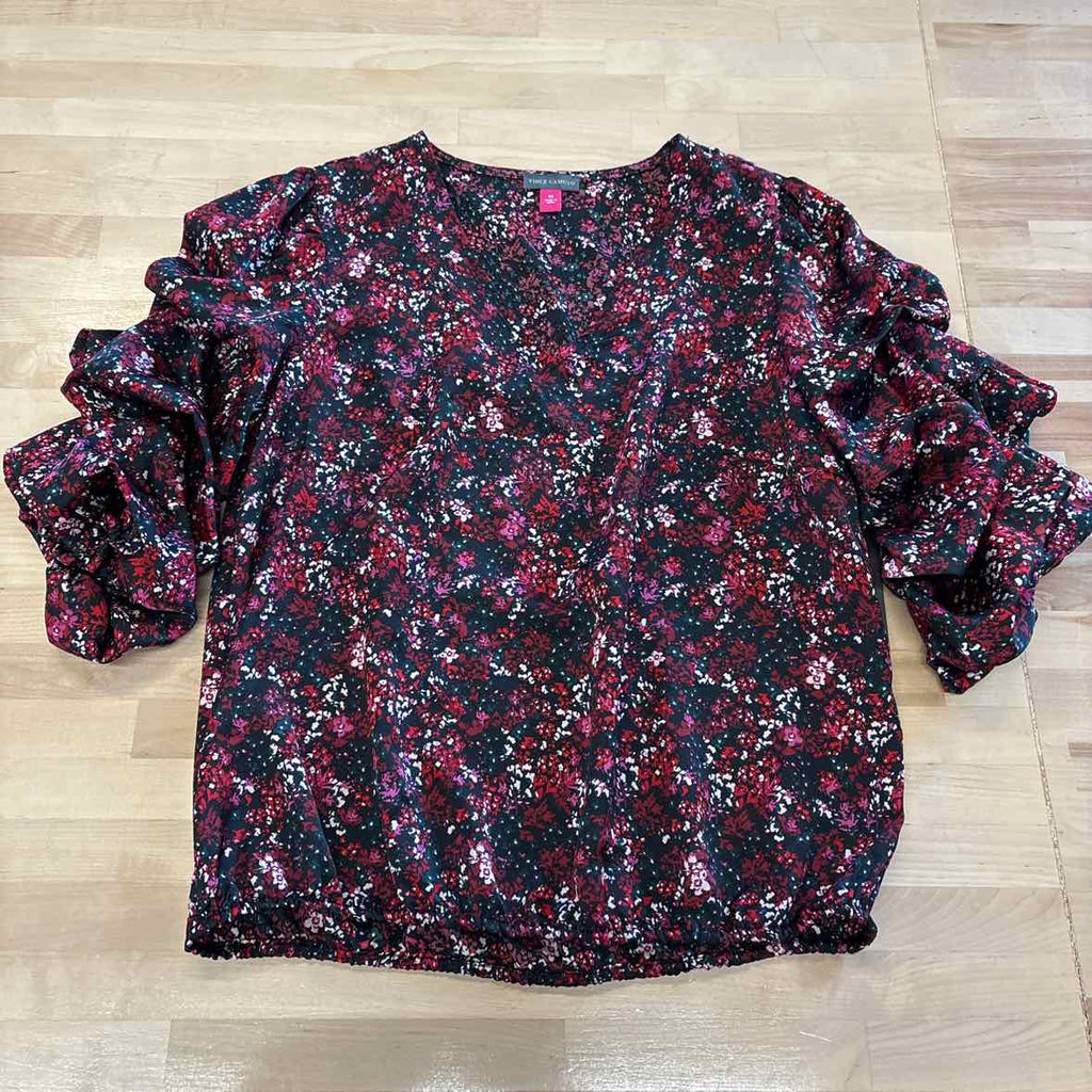 Vince Camuto Size M Black Blouse