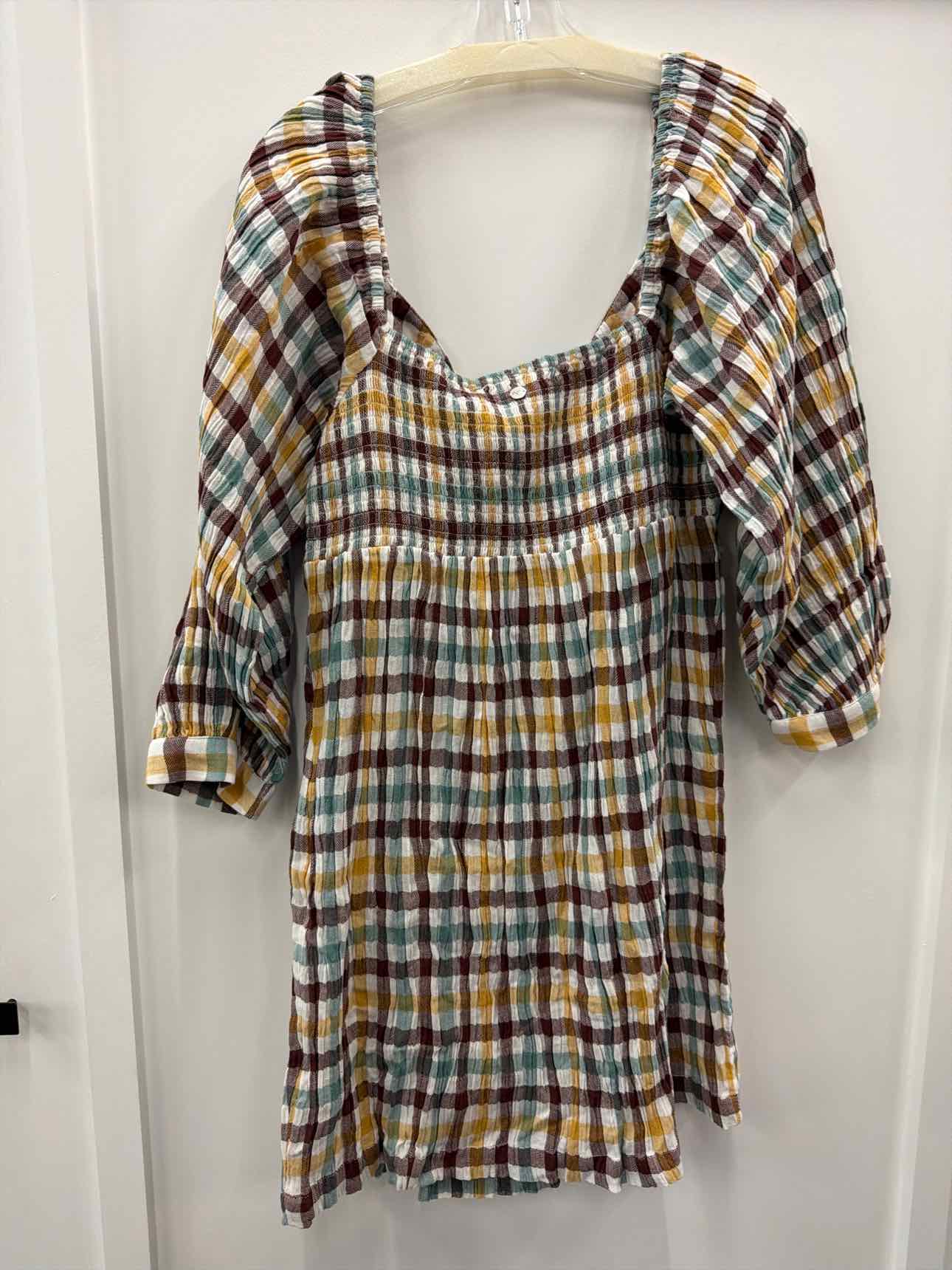 ROXY Moonlight Shores Plaid Dress