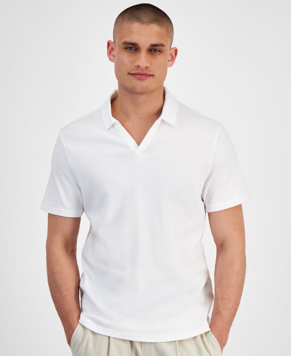 INC Size S White New MENS Short Sleeve Shirt
