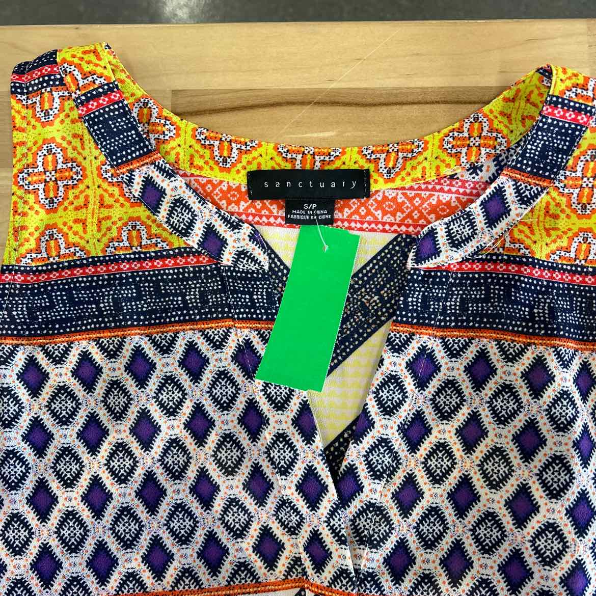 Sanctuary Size S Multi - Fall Preloved Tank