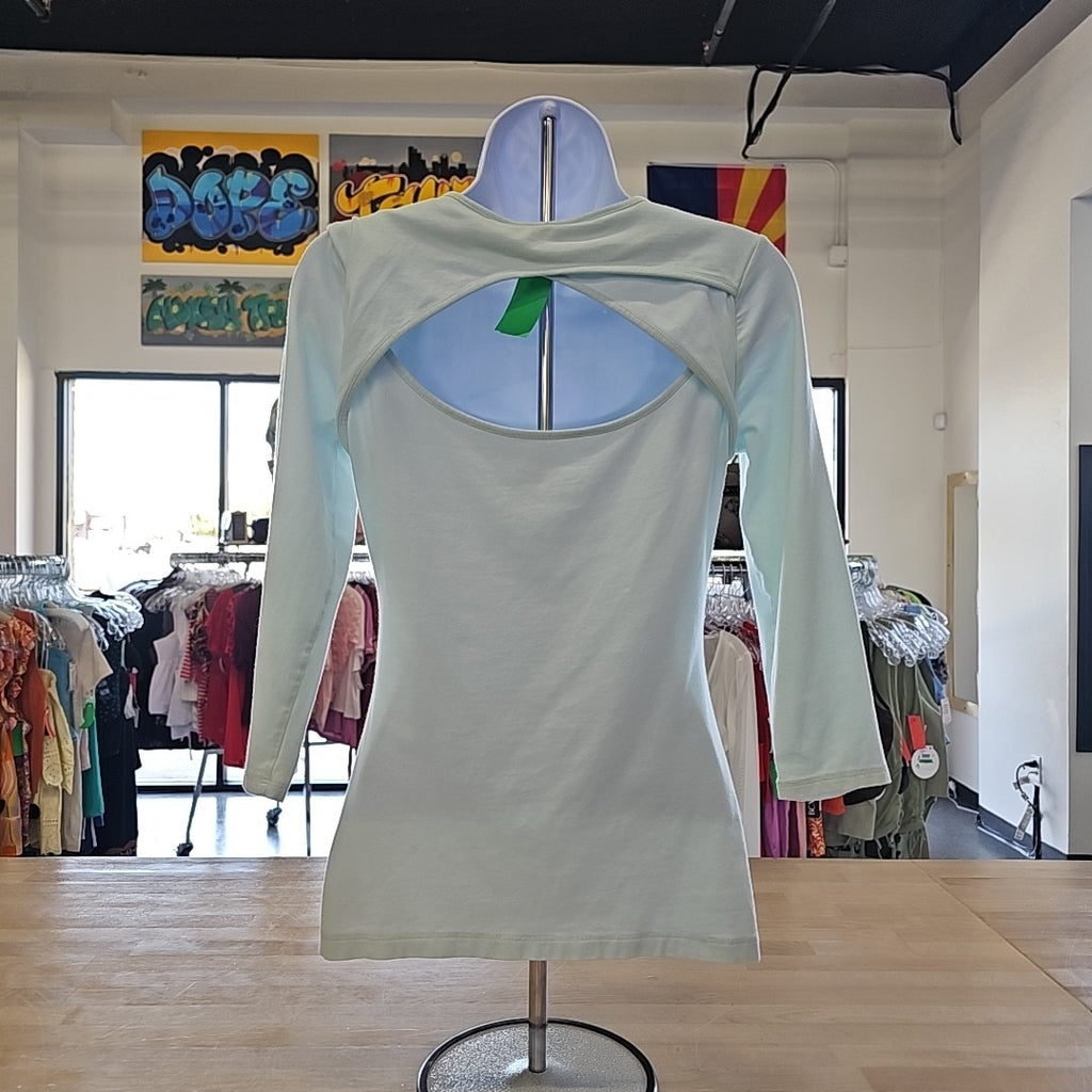 Guess Size M Blue Preloved Blouse LS