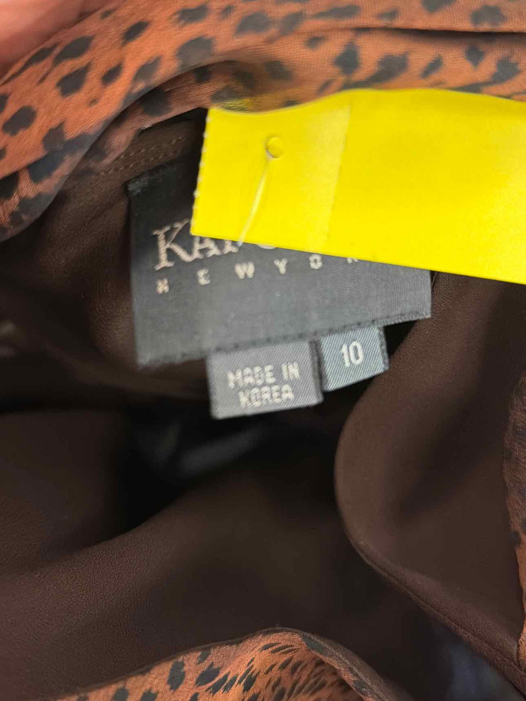 Kay Unger Size 10 Brown Dress