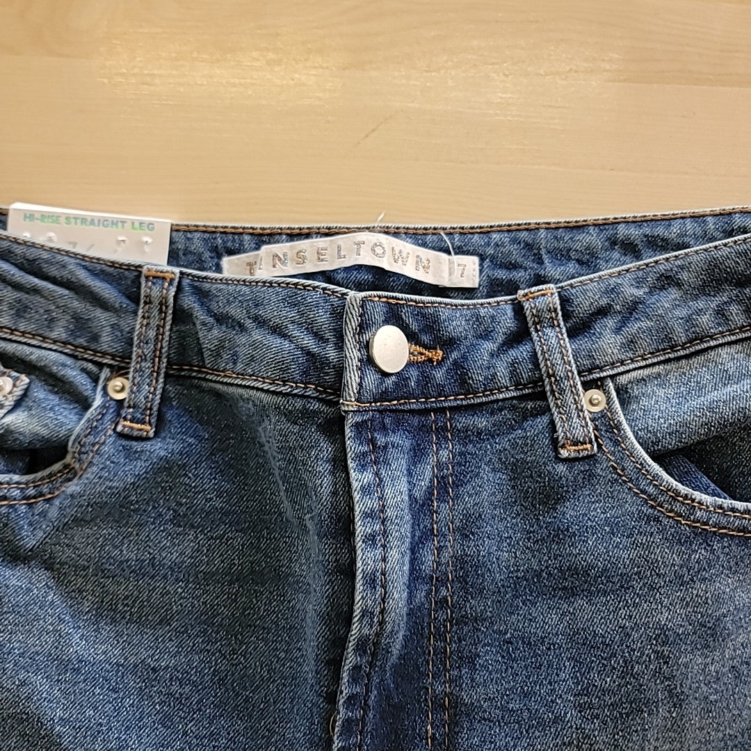 TINSELTOWN Size 7 Blue Denim New Jeans