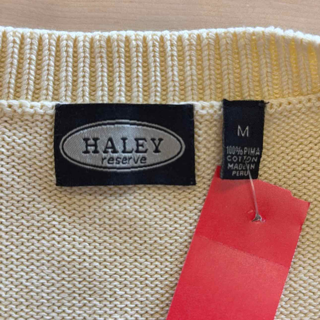 Haley Size M Yellow Knit Preloved Vest