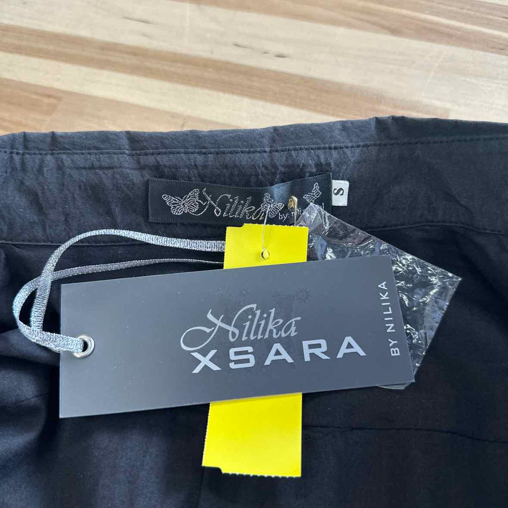 Nilika Size S Black Blouse