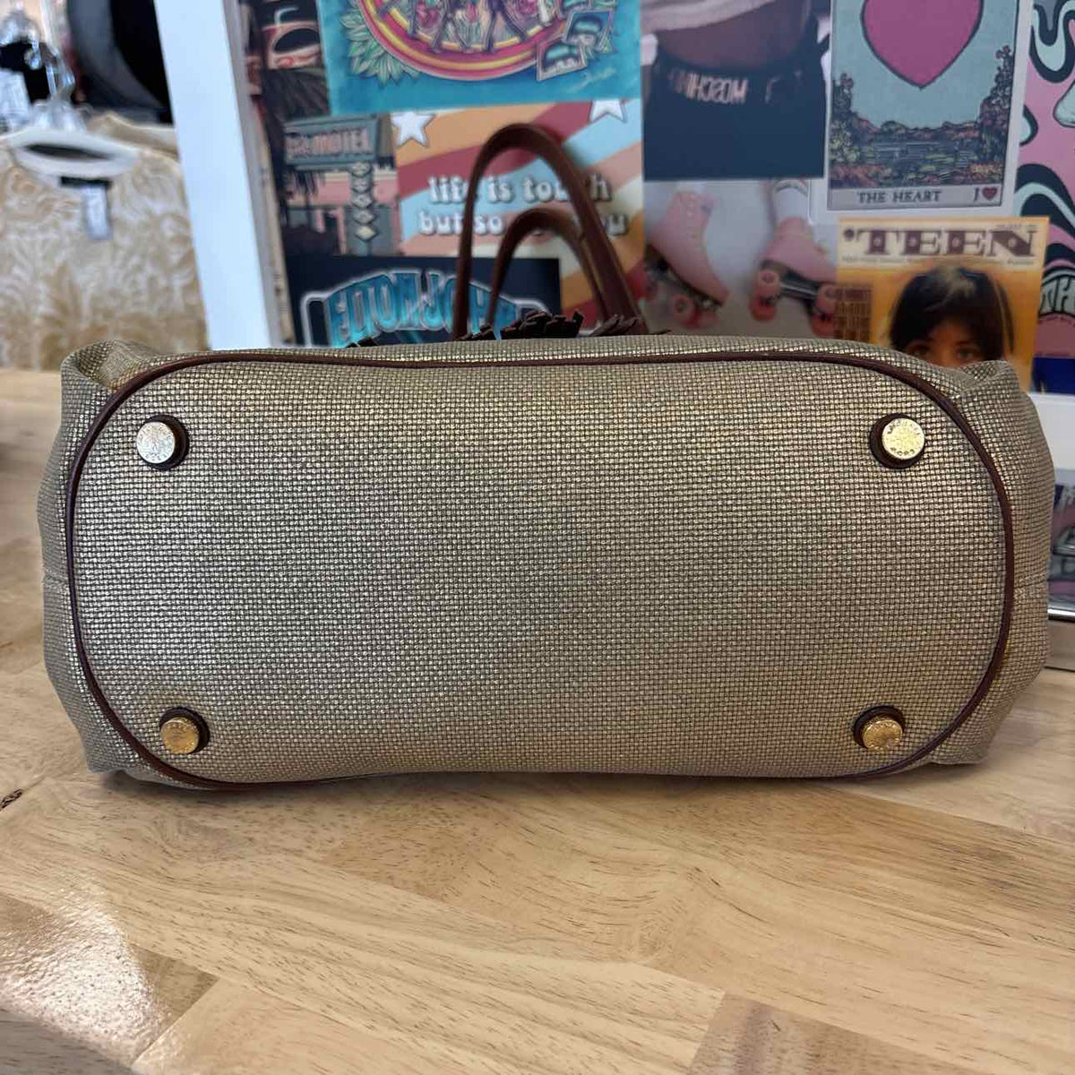 Michael Kors Gold Tote Totes