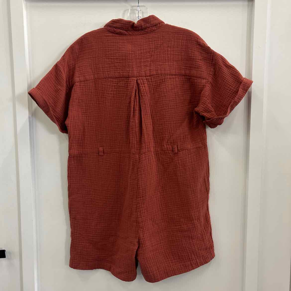 Madewell Size XS Orange Preloved Romper